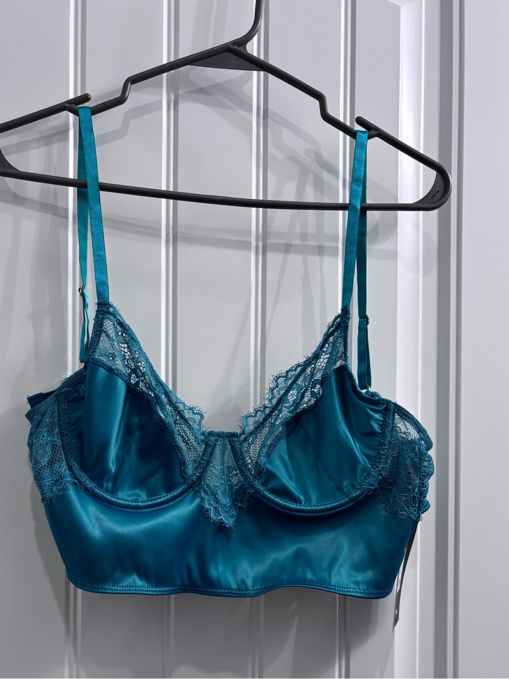 Satin Lace Bralette or Crop